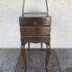 Former worker, 3 tiered wooden sewing box and feet in Louis XV vintage style