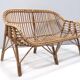 Vintage Two-Seat Bamboo Sofa, Made in Italy