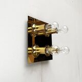 Ceiling lamp or wall sconce in brass from the mid-century German space age by Cosack, 1960s.