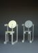 Rare pair of 'Plakhout' Side Chairs by Henk Lampe. 1979
