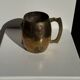 Mug en métal doré indien incrusté de pierres H11 D7