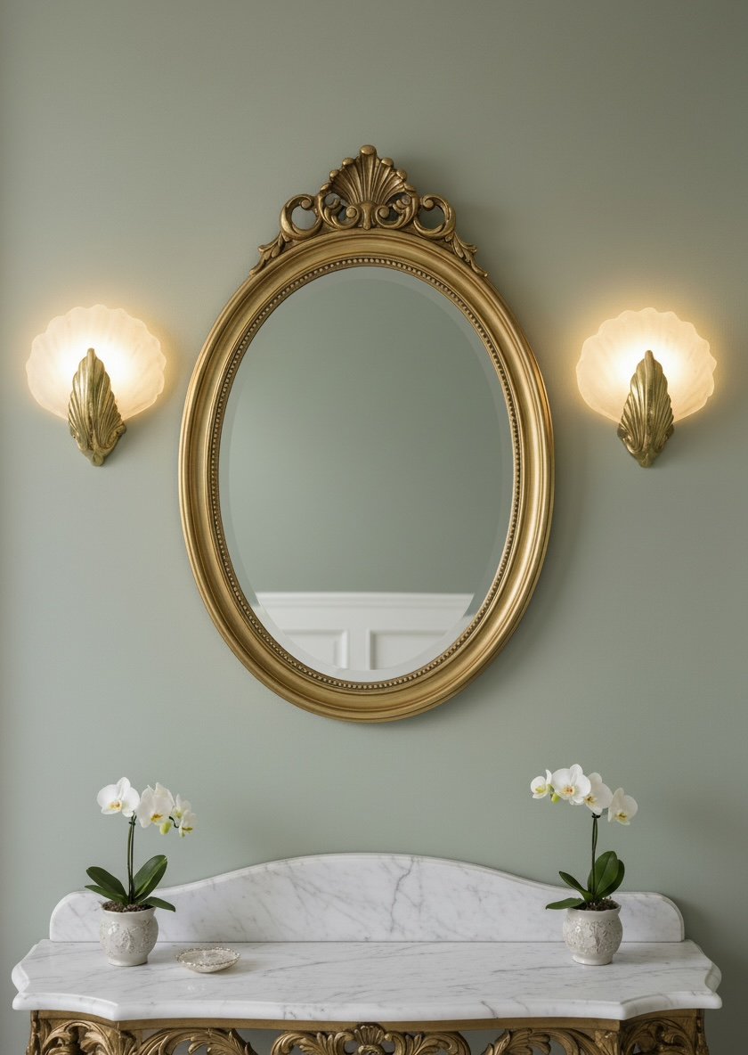 Murano Glass Shell Shaped Sconces Set of 2