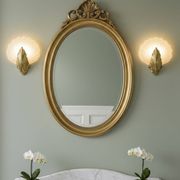 Appliques en verre de Murano en forme de coquillage, ensemble de 2