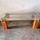 Gabriella Crespi (1922-2017) - Table basse en placage de loupe