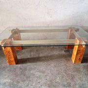 Gabriella Crespi (1922-2017) - Low table in burl veneer