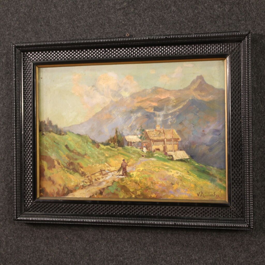 Signed landscape from the 1950s