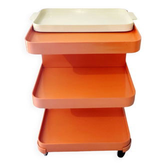 Vintage seventies serving trolley