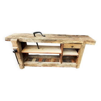 Oak carpenter's workbench