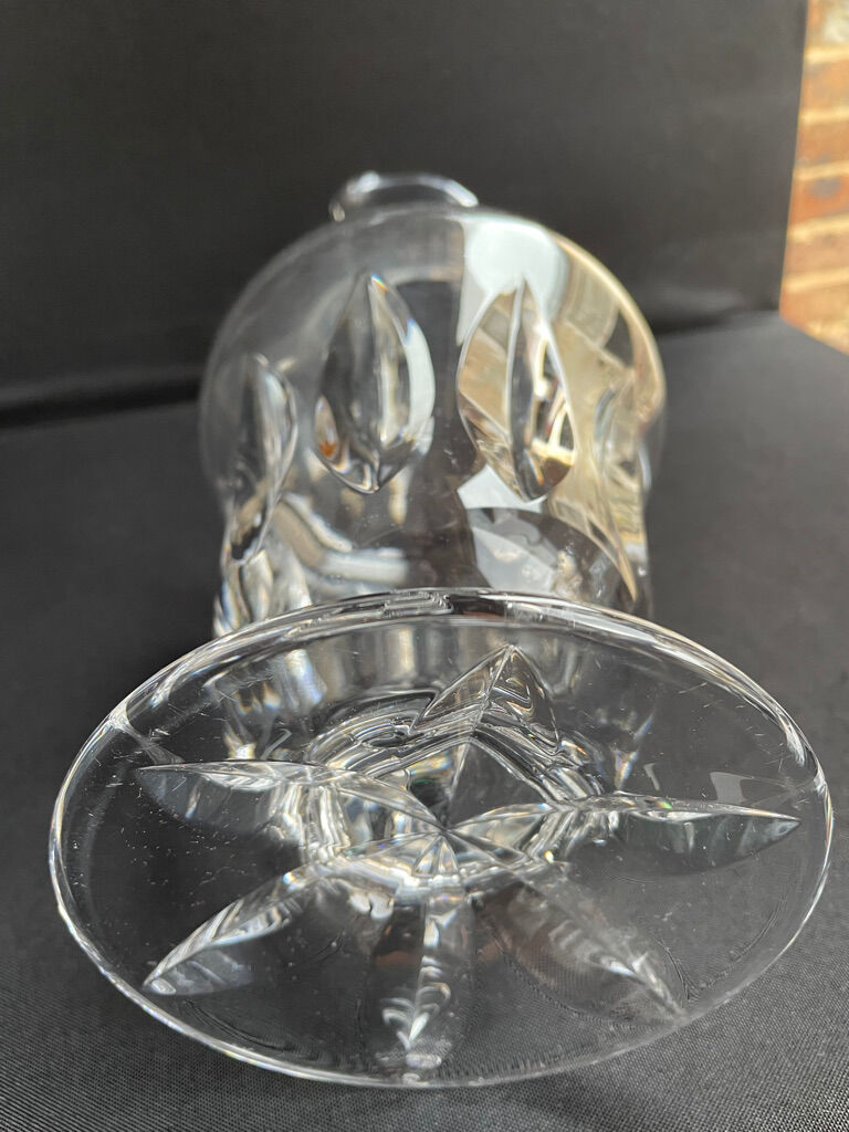 Carafe broc ewer (1) - Art Nouveau - Blown and cut crystal