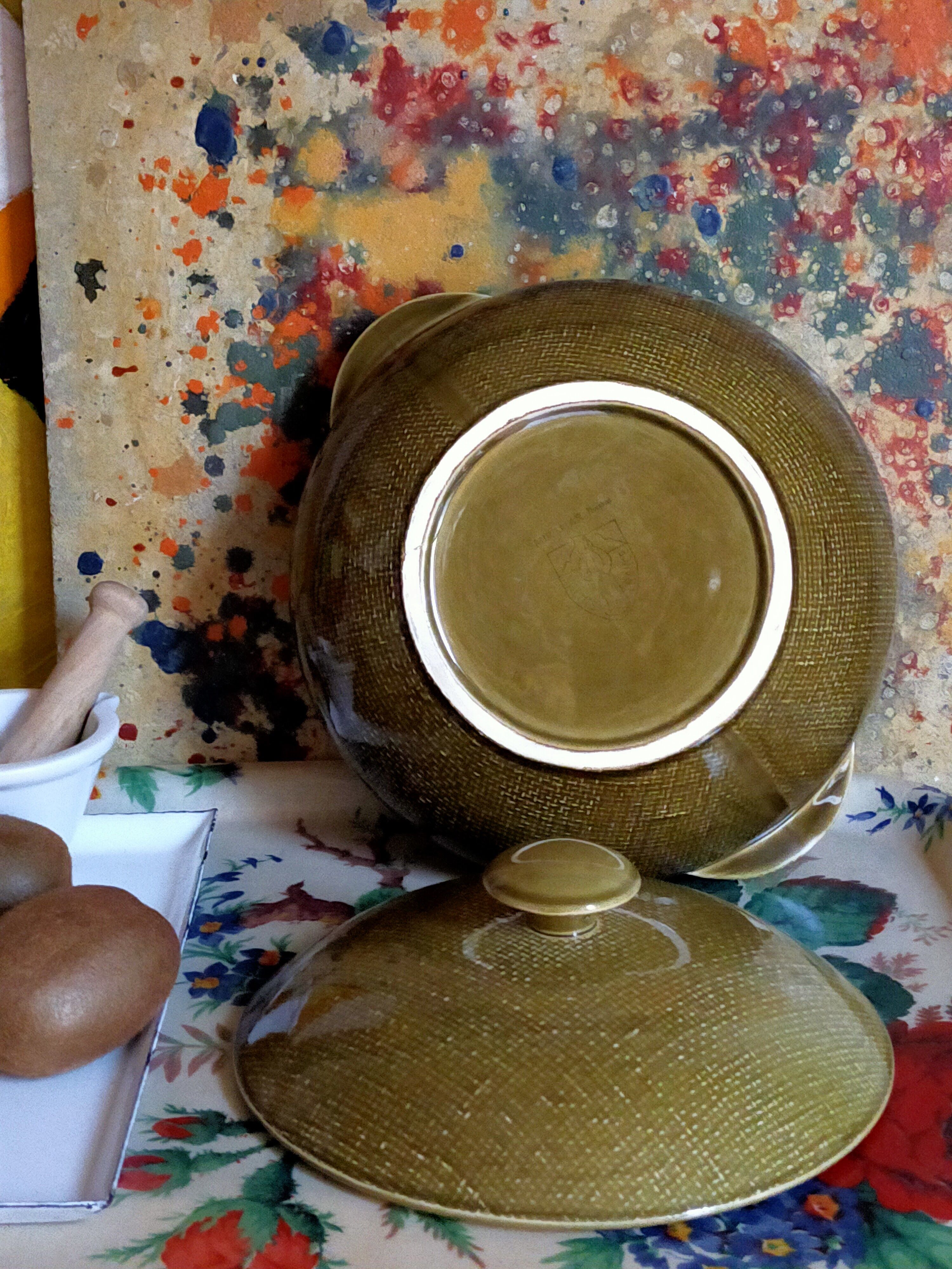 Soupière de Salins service "Miramar" 50s