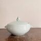 Celadon Ceramic Soup Tureen Vegetable Dish Buddha Art Deco