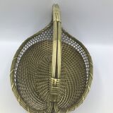 brass basket with handle year 60