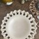 Plate, openwork ceramic catchall Malicorne
