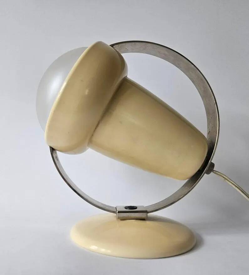 Midcentury Table or Wall Lamp Philips, Charlotte Perriand, Netherland, 1960s
