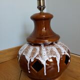 Ceramic lamp fat lava