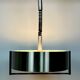 Vintage chandelier 70'S in chrome stainless steel 4 extendable lights