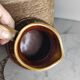 Glazed ceramic pitcher