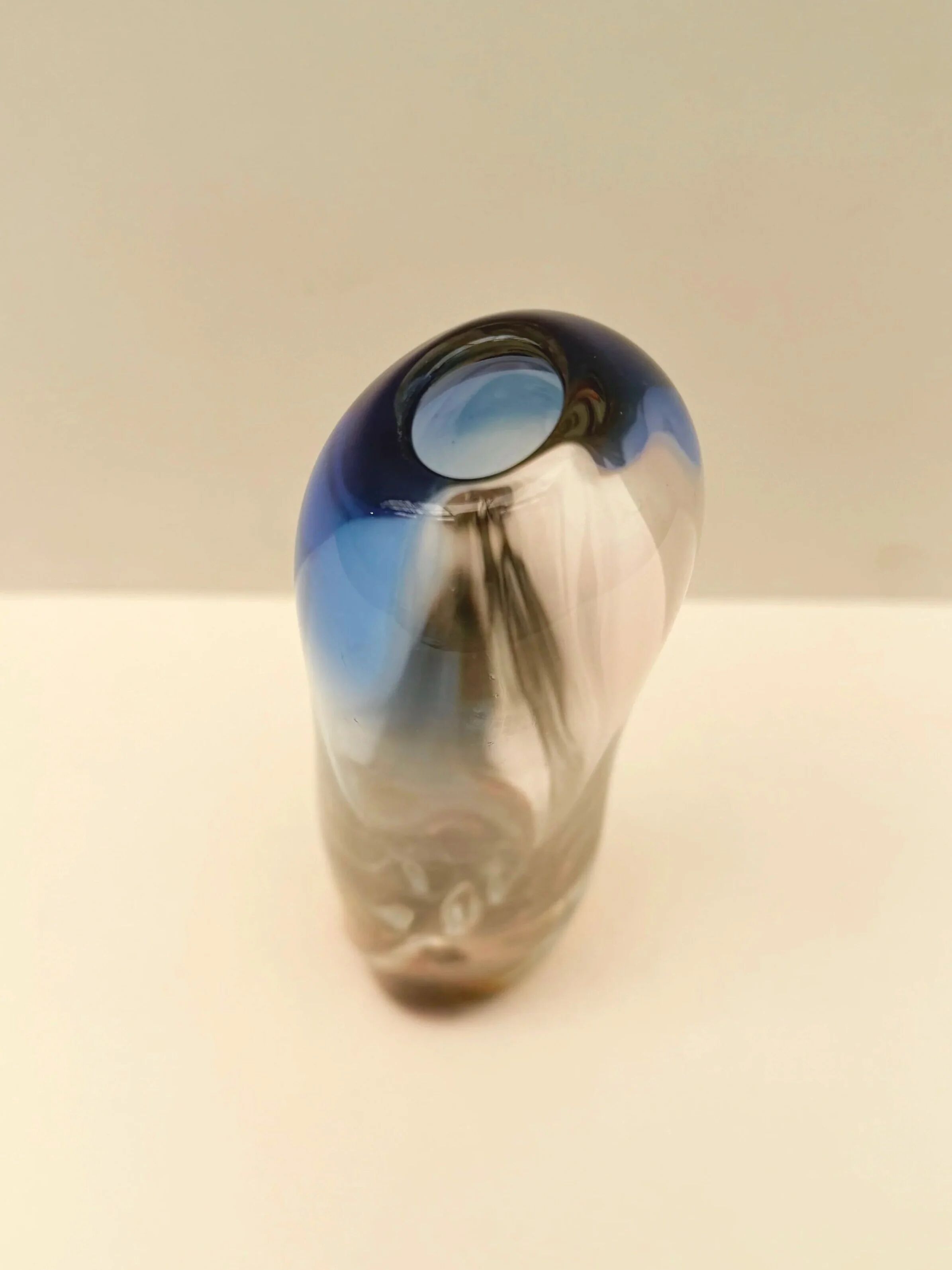 Vase by Josef Hospodka for Chribska in glass, Czechoslovakia 1960