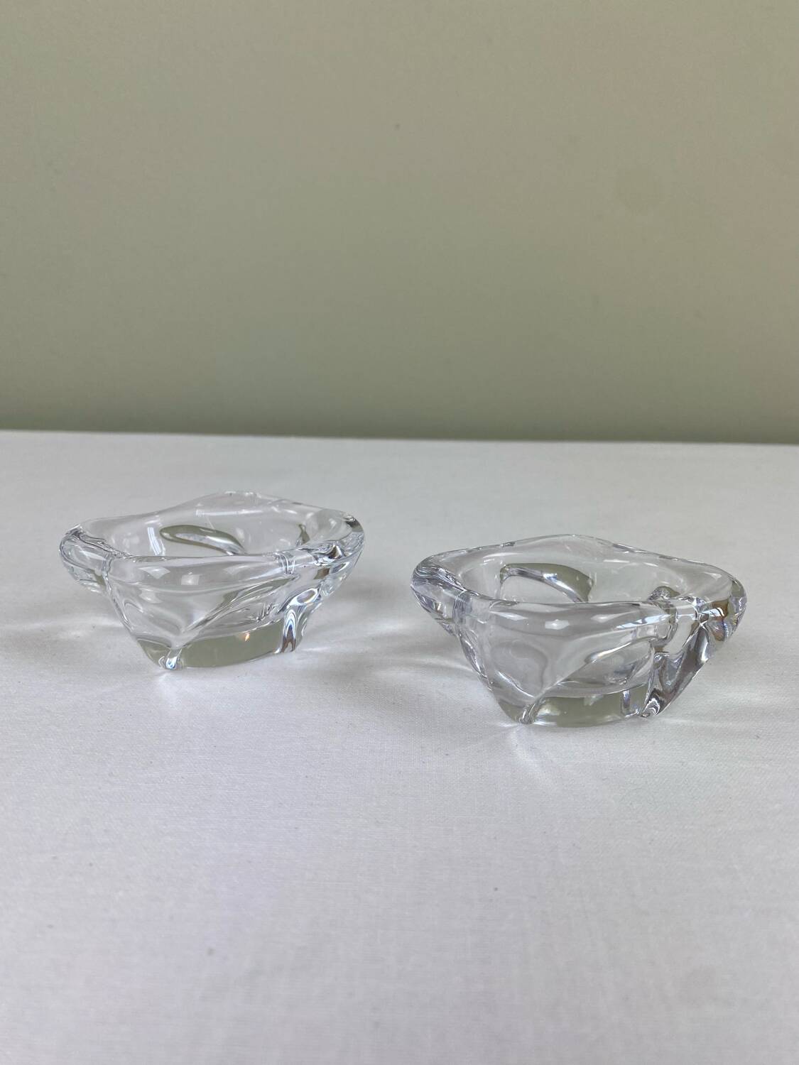 Bayel crystal salt cellars