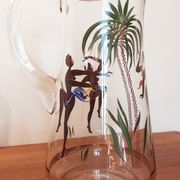Set carafe and 4 crystal glasses Villeroy & Boch 1950
