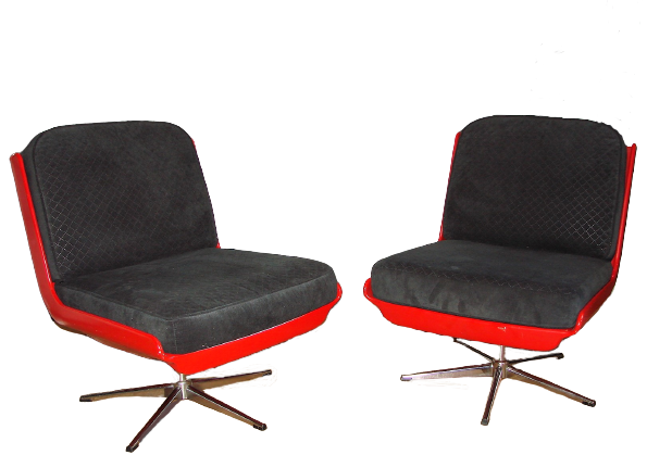 Pair of Dinna Veb Mobel Kombinat armchairs, Germany 1960s