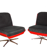 Pair of Dinna Veb Mobel Kombinat armchairs, Germany 1960s