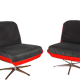 Pair of Dinna Veb Mobel Kombinat armchairs, Germany 1960s