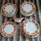 12 vintage dessert plates Moulin des Loups