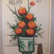 Bernard Buffet (1928-1999) les Zinnias 1971 - lithograph Charles Sorlier Grav.