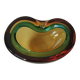 Cendrier/Vide poche. Murano/Sommerso. En verre d Art. Forme coeur