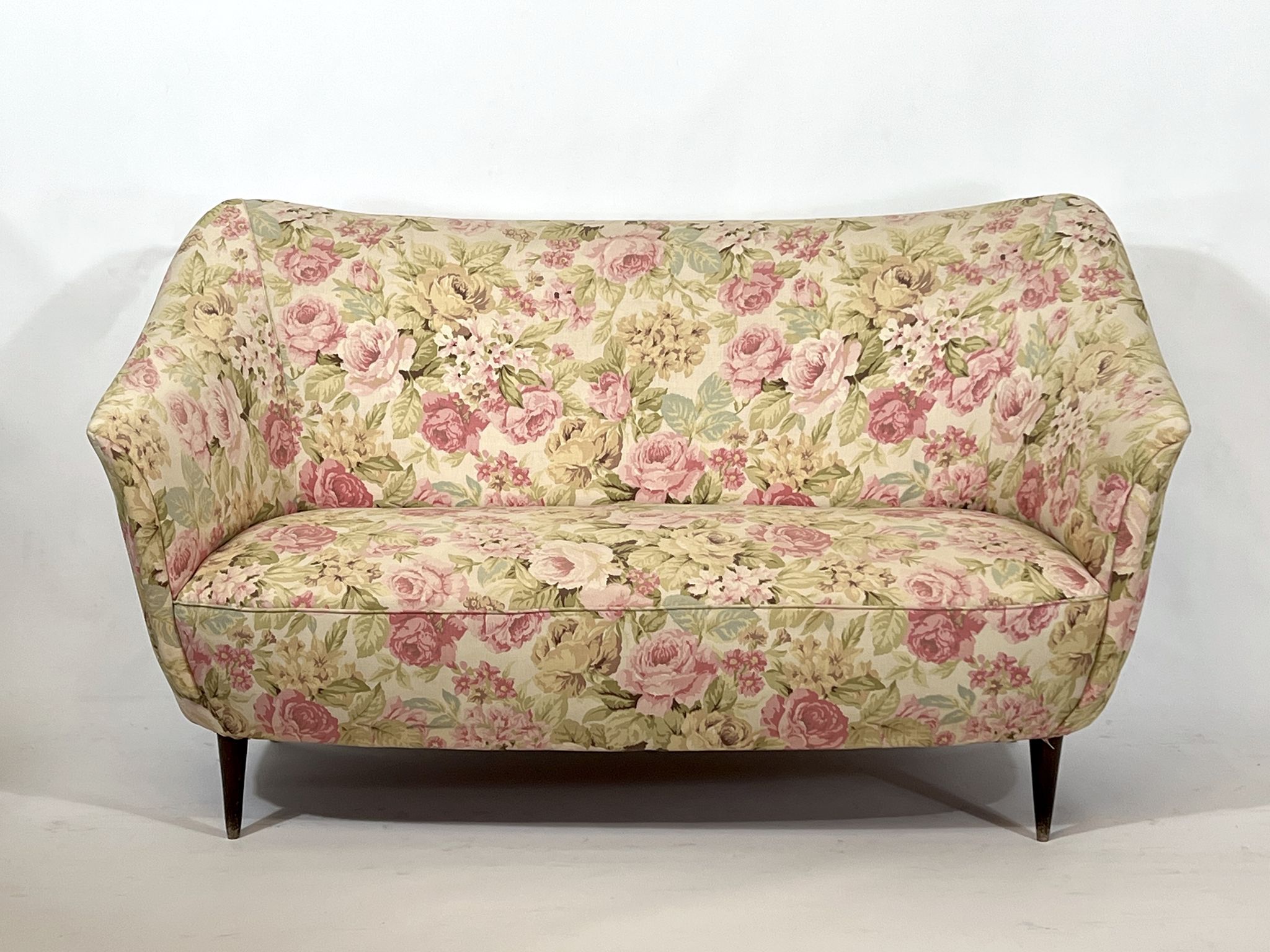 Mid-century Italian two-seater sofa