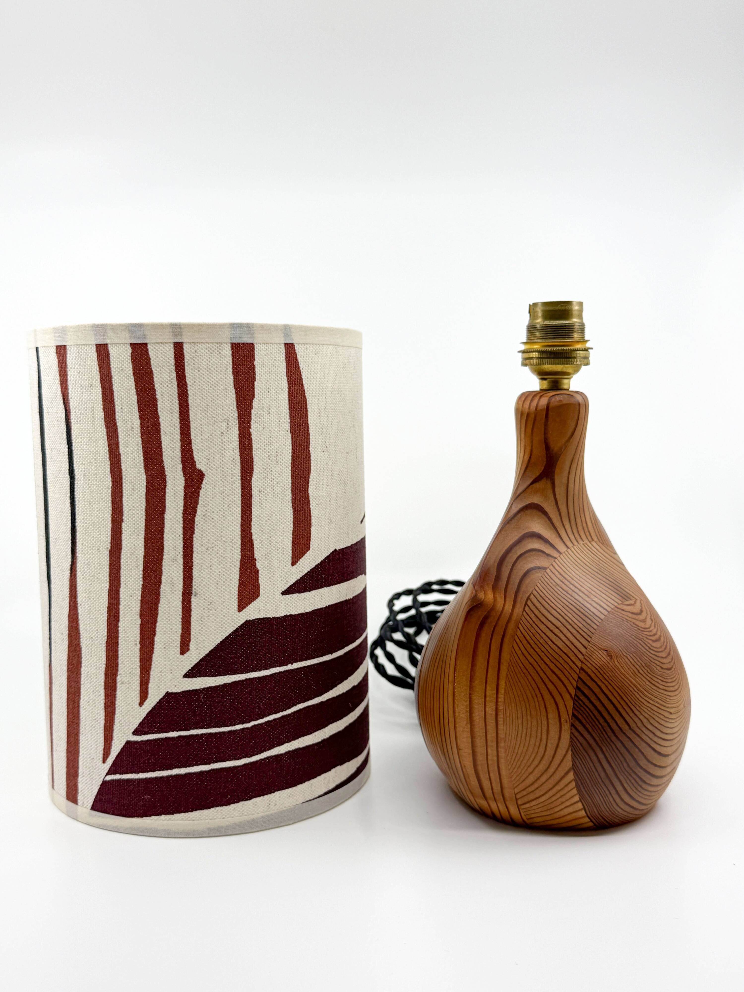 Scandinavian lamp • Custom lampshade • Mid Century
