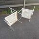 Iron garden chairs