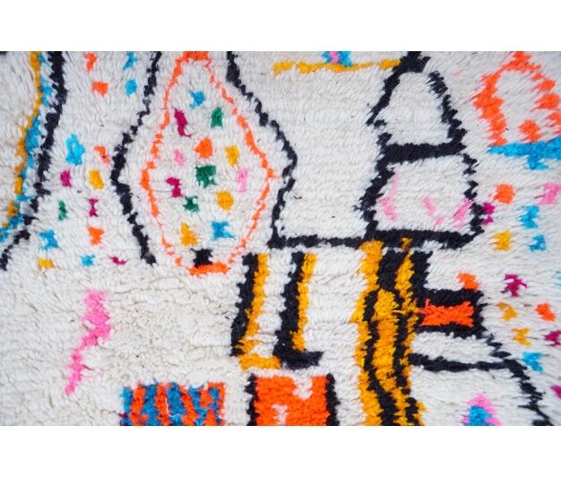 Colorful Berber carpet 250x138cm