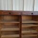 Notary furniture - double curtain binder in oak 2 columns