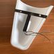 Pair of antique white glass wall lights vintage decoration