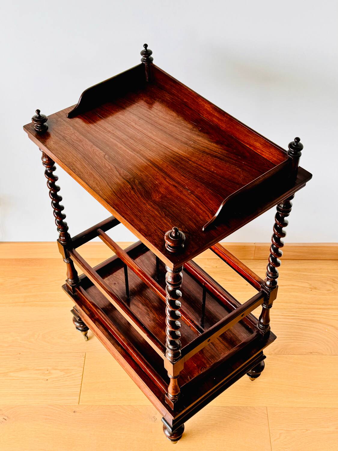 19th century Rio rosewood server