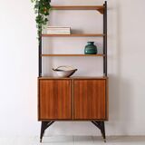 Vintage bookcase with black details