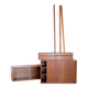 Modular teak wall shelf