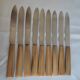 Lot 9 couteaux inox corne