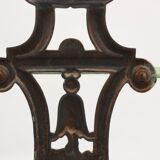 Enameled cast iron umbrella stand and basin, 19th century