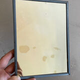 Small metal frame mirror 14x19cm