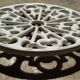 Vintage cast iron trivet
