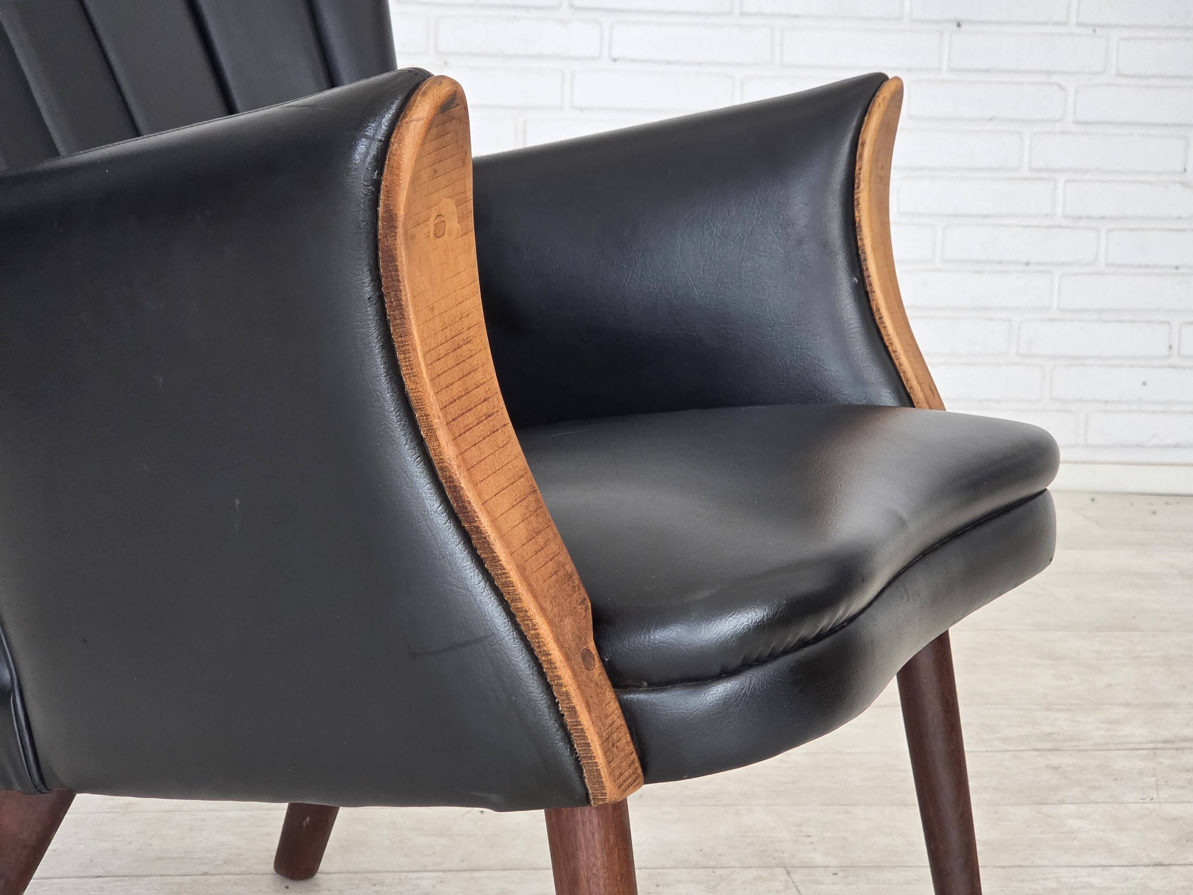 1970s, Danish design by Svend Skipper, armchair, model "Teddy".