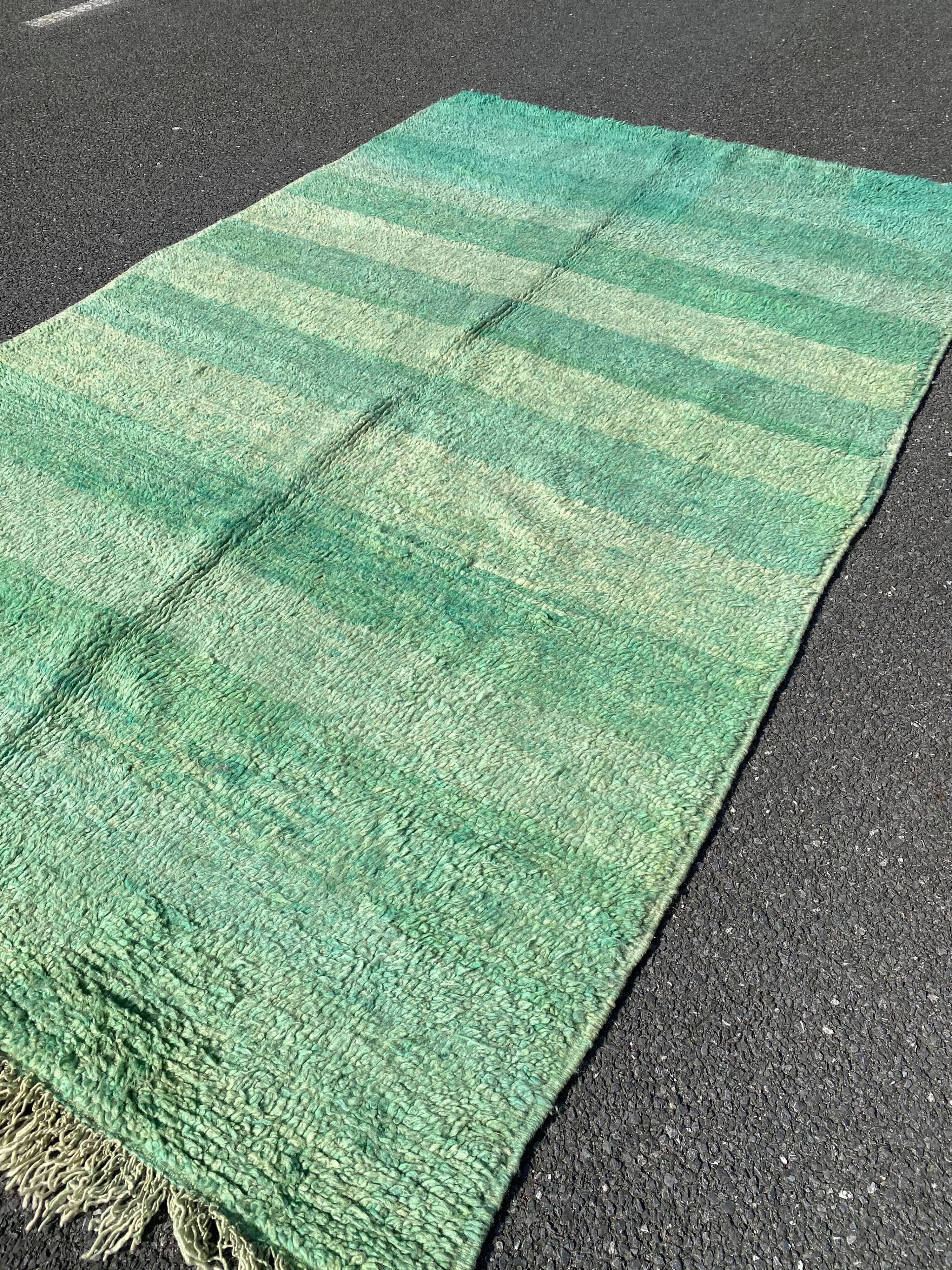 Handmade 180x290 cm handmade wool beni me'guild rug