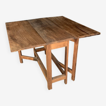 Solid wood table or console.