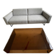 3-seater sofa 225cm - Moome Design LEX