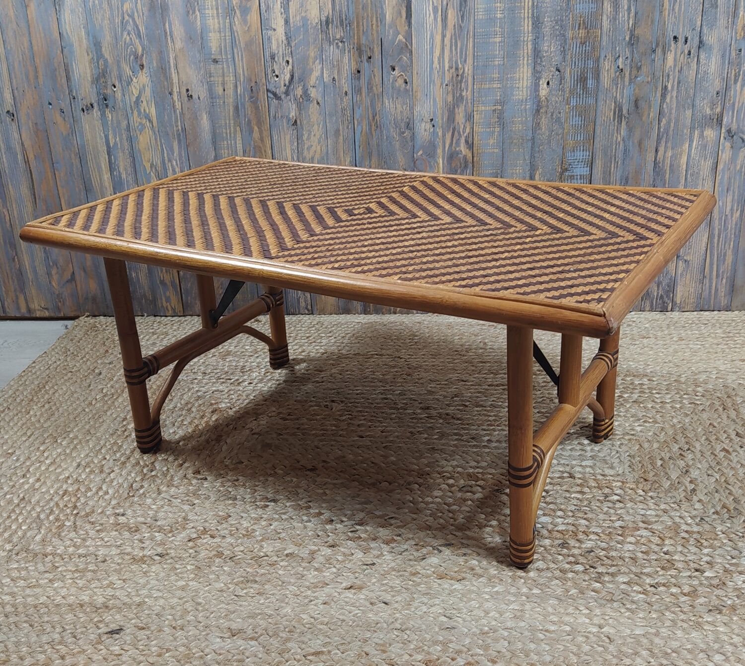 Braided coffee table