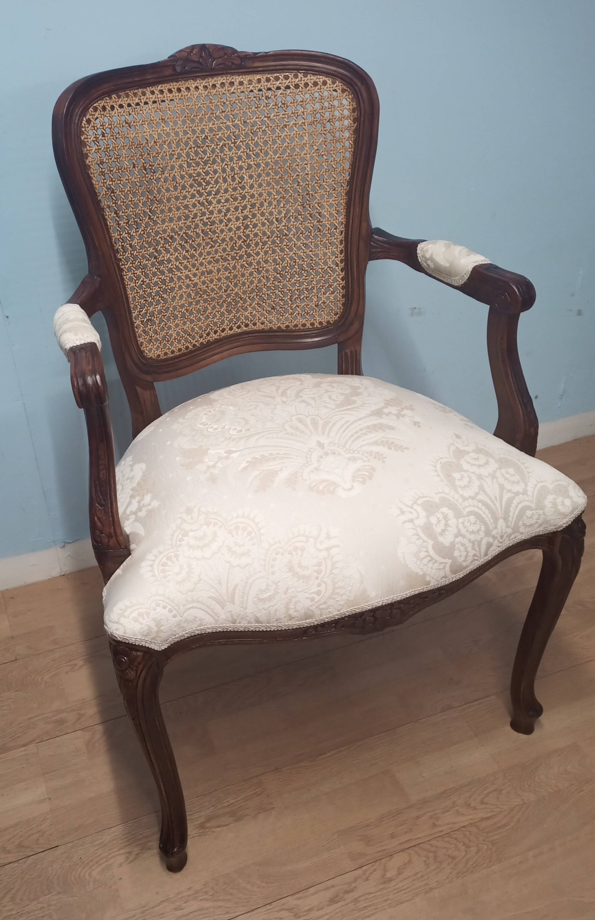 Fauteuil Style Louis XV Italien 1950
