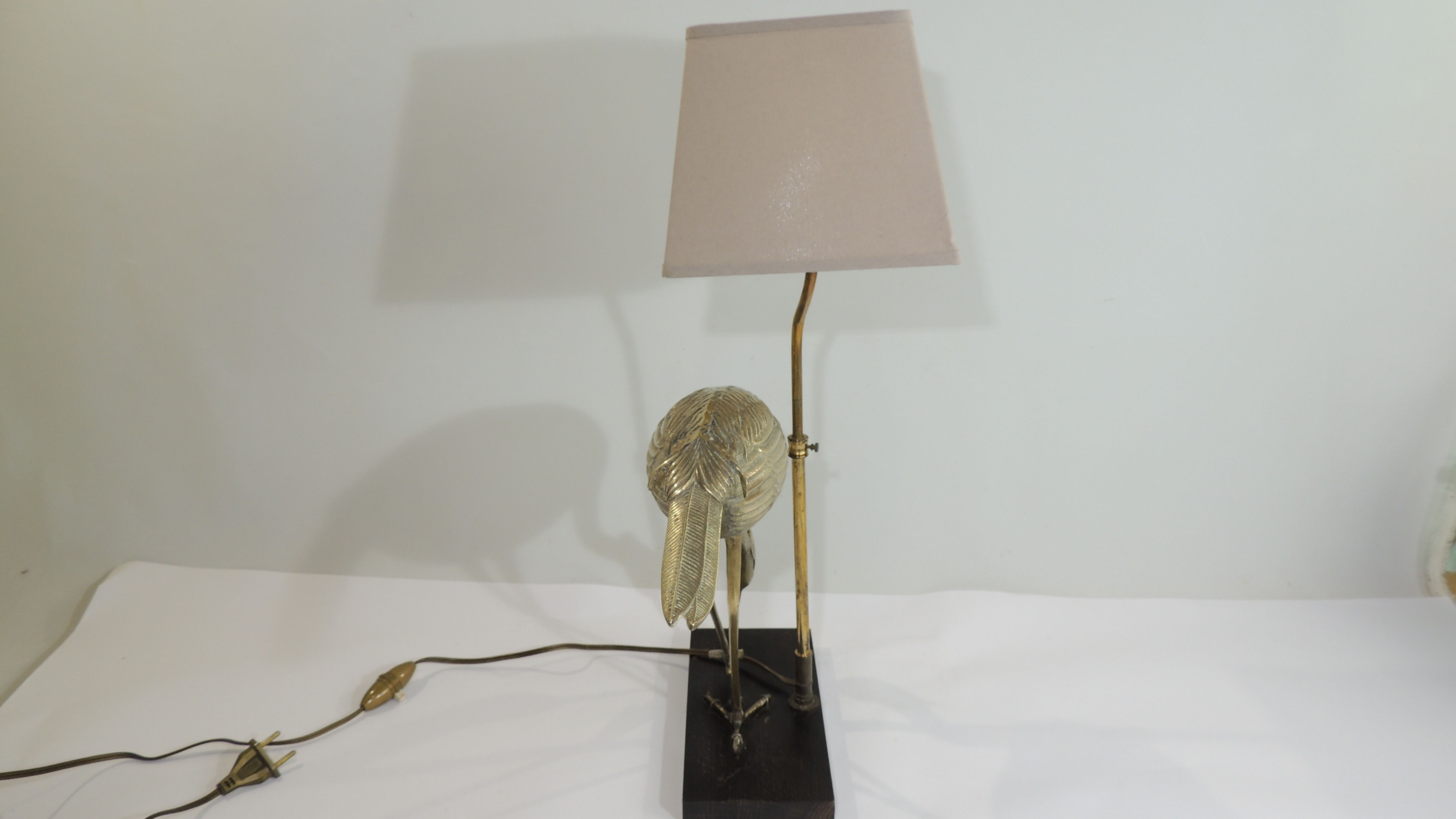 Ibis model table lamp /brass/vintage /1970